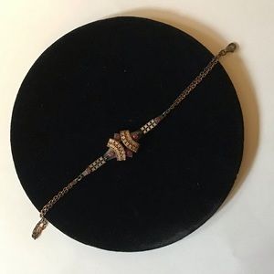 Black silver bracelet